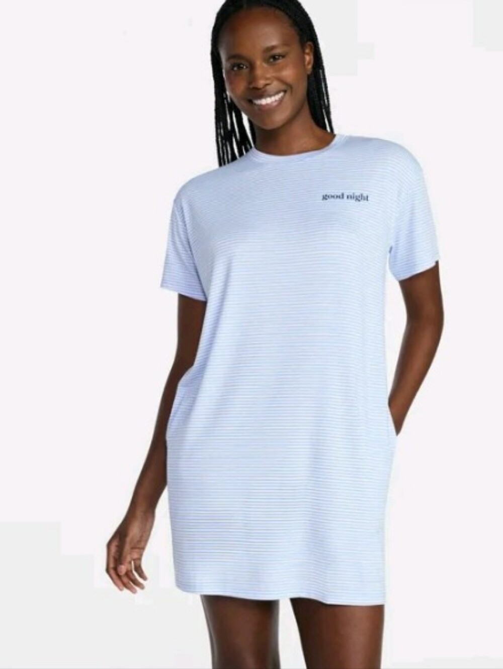 Joyspun Good Night Print Night Gown Sz 2X 3X